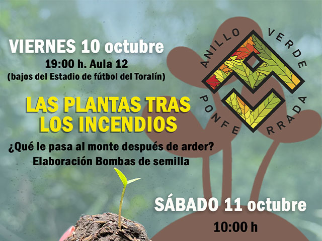 INCENDIOS Y REGENERACIÓN VEGETAL EN EL ENTORNO DEL PROYECTO ANILLO VERDE DEL AYUNTAMIENTO DE PONFERRADA